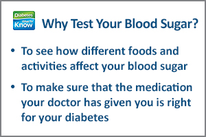 Why Test Your Blood Sugar