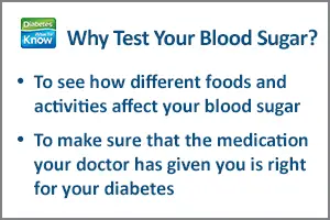 Why Test Your Blood Sugar